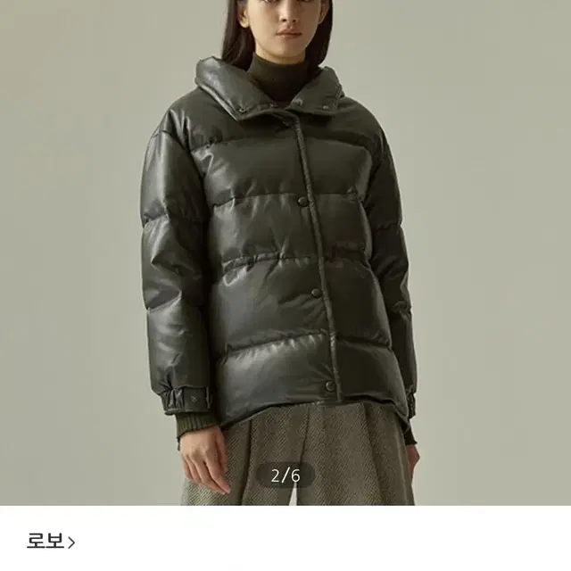 로보 22FW 이태리 MAPEL사 램스킨 구스다운 66