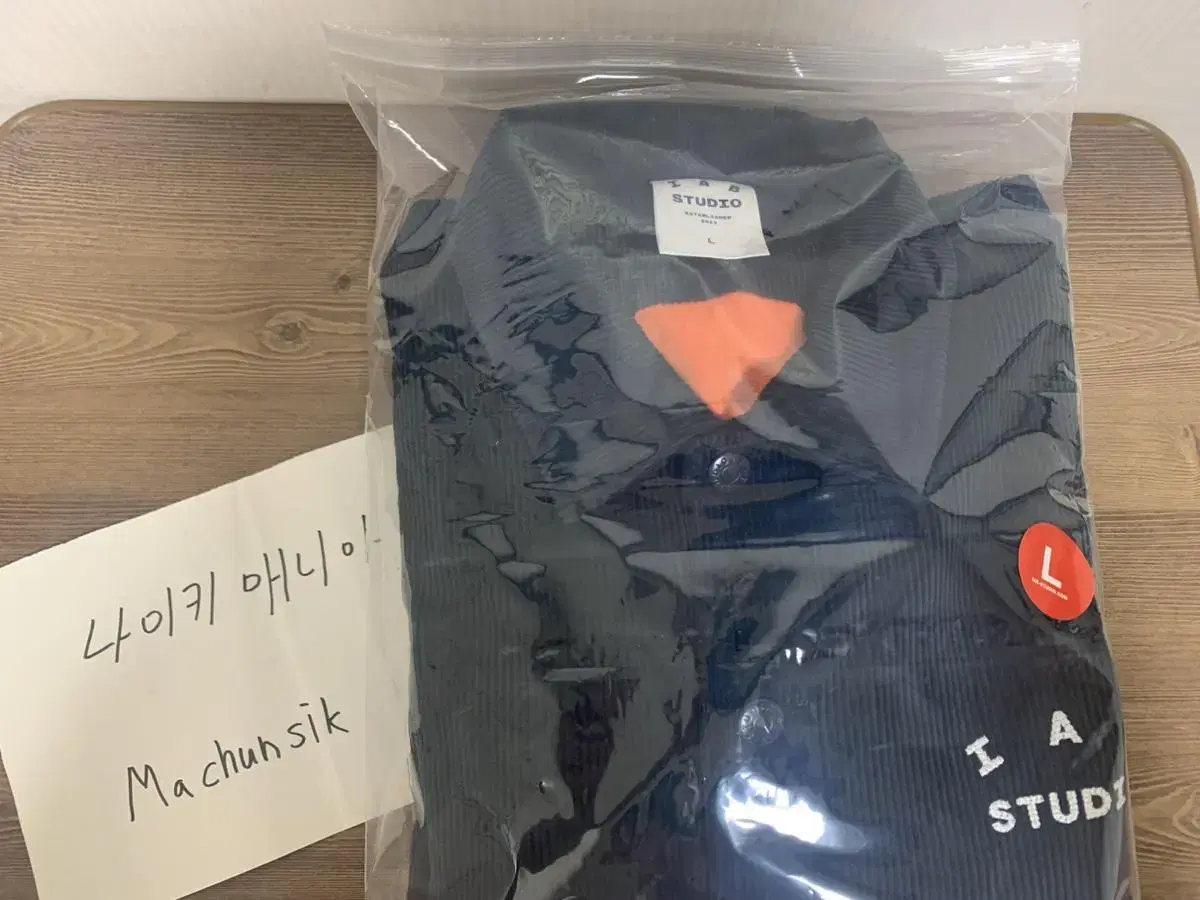 [L] iAppstudio Corduroy Jacket Midnight Bloo