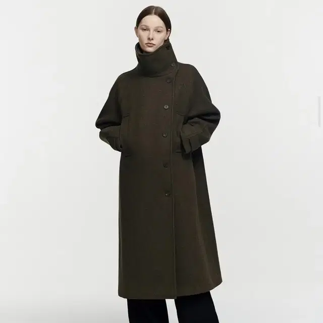 Burmula 버뮬라 CASHMERE HIGH NECK COAT