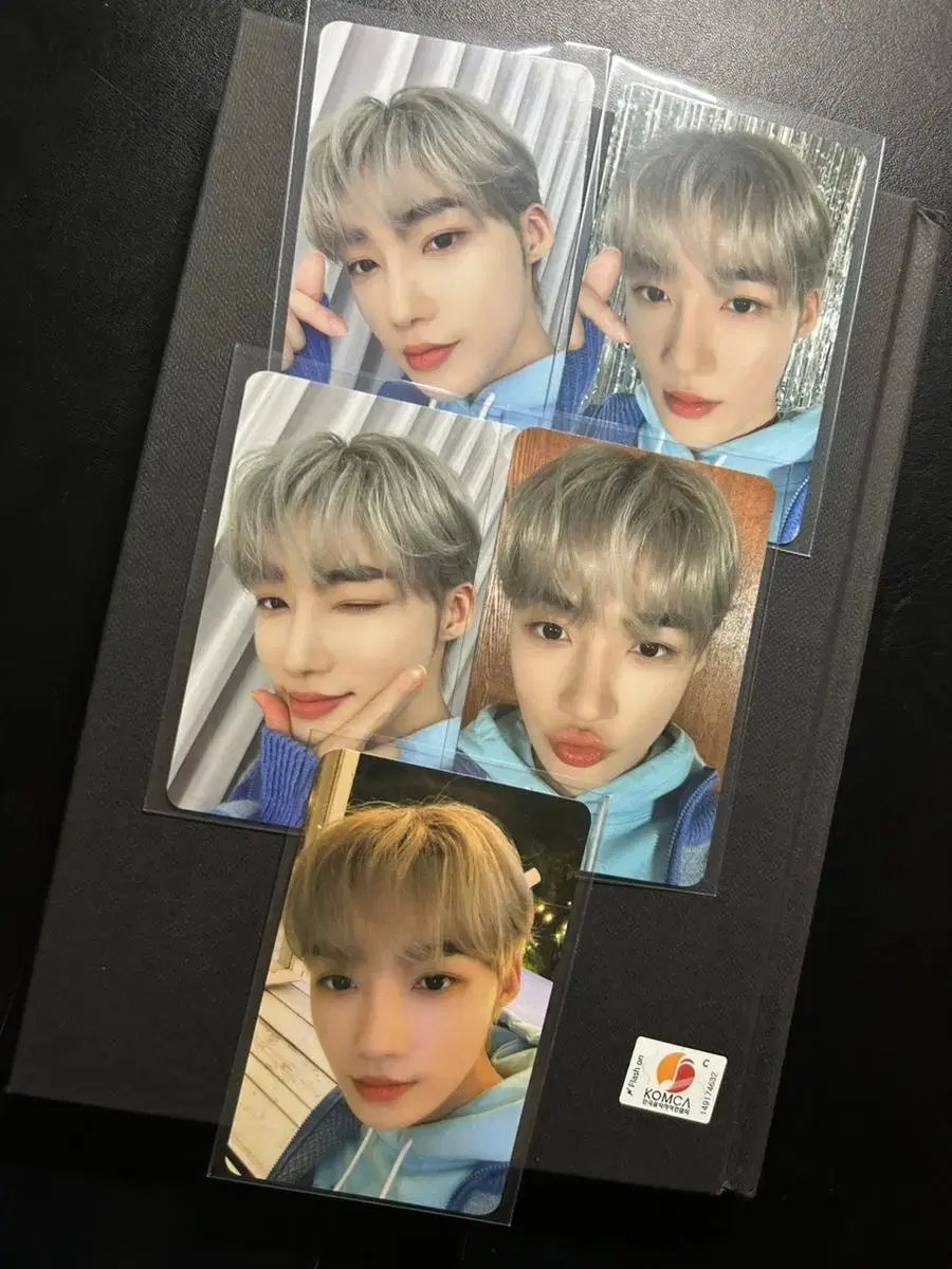 Derby 5 photocard sunwoo,new,jacob,kevin,juhaknyeon wts