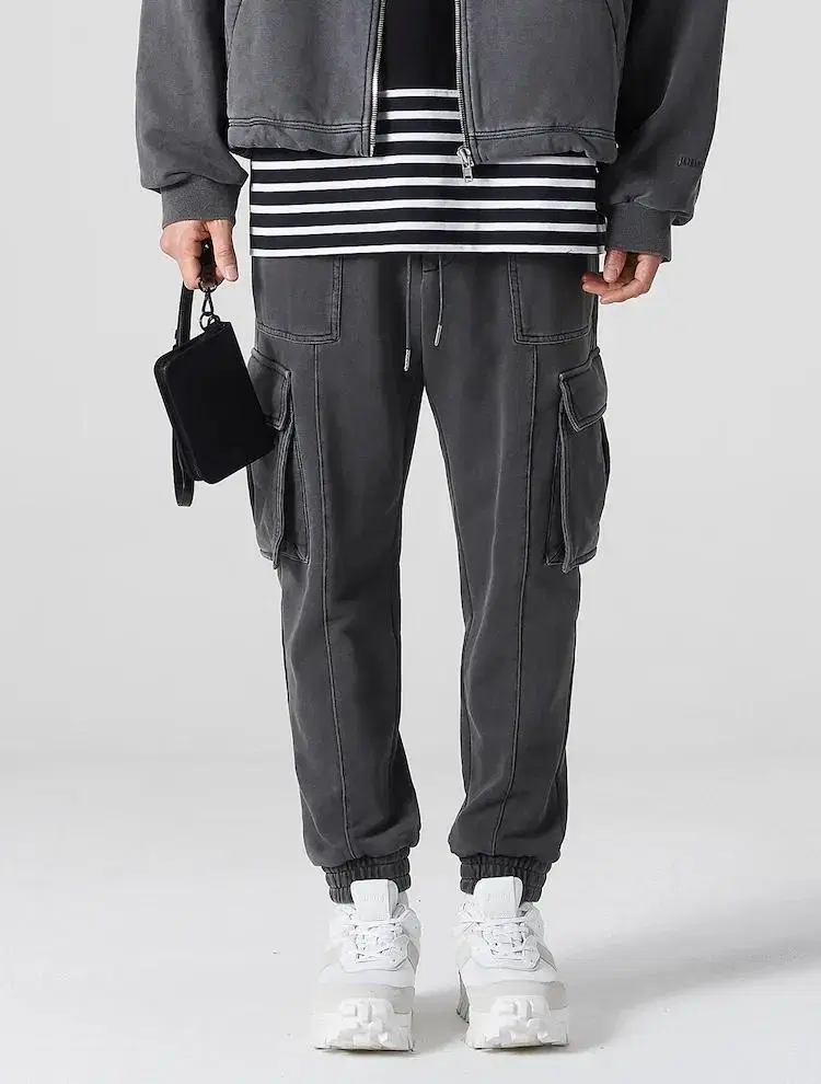 Junge Gray-washed Cargo Jogger