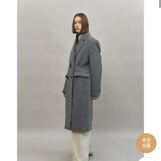 엔오르 코트 오버핏 더블턱 overfit double tuck coat