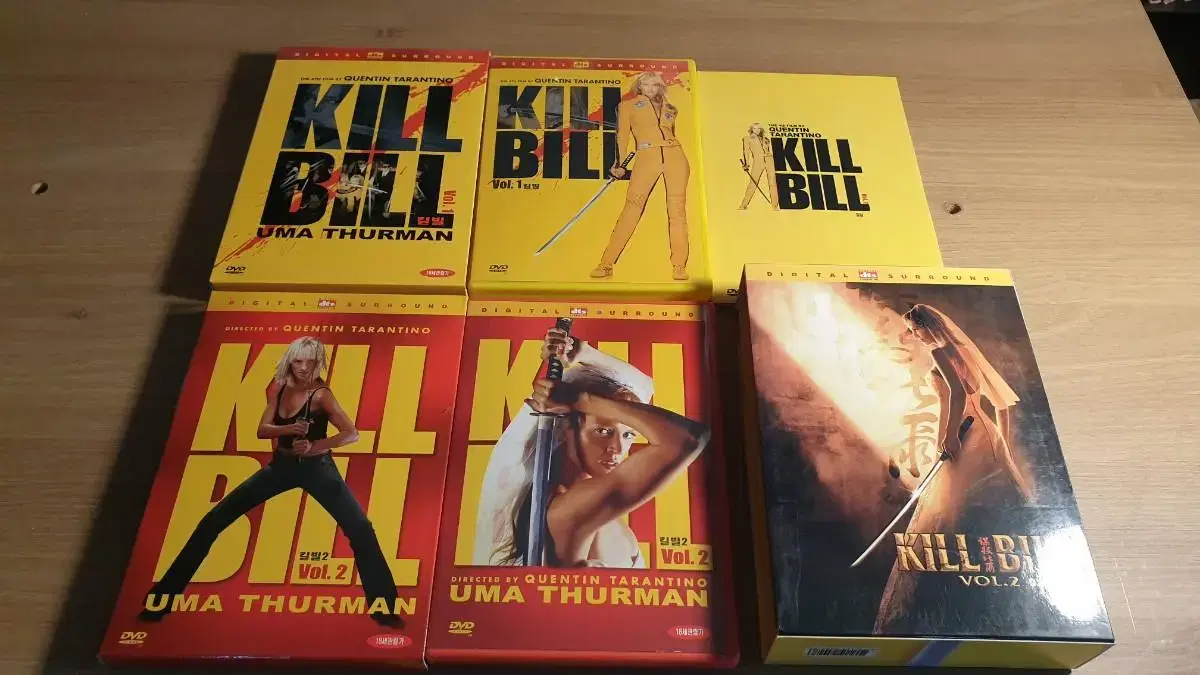 (소장용) KILL BILL 킬빌 1.2 DVD