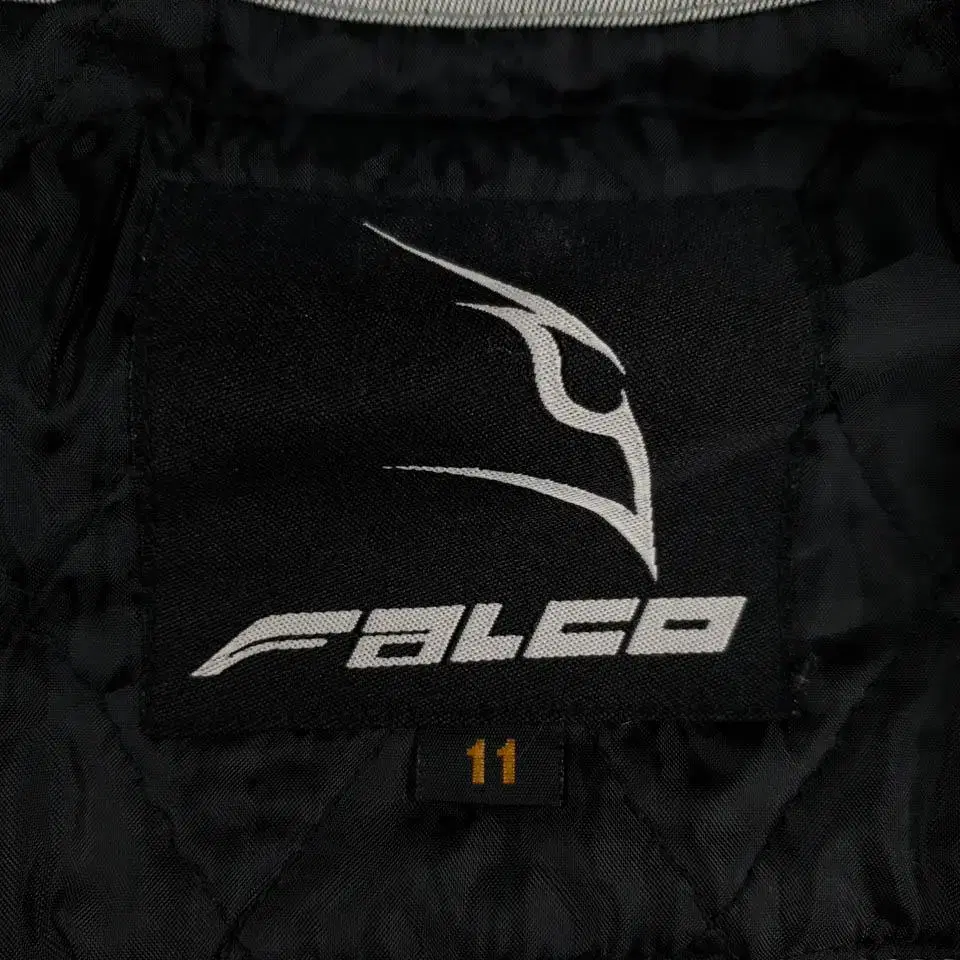 FALCO 실버 투포켓 이너퀼팅 카라넥 바이크자켓 레이싱자켓 패디드 패딩