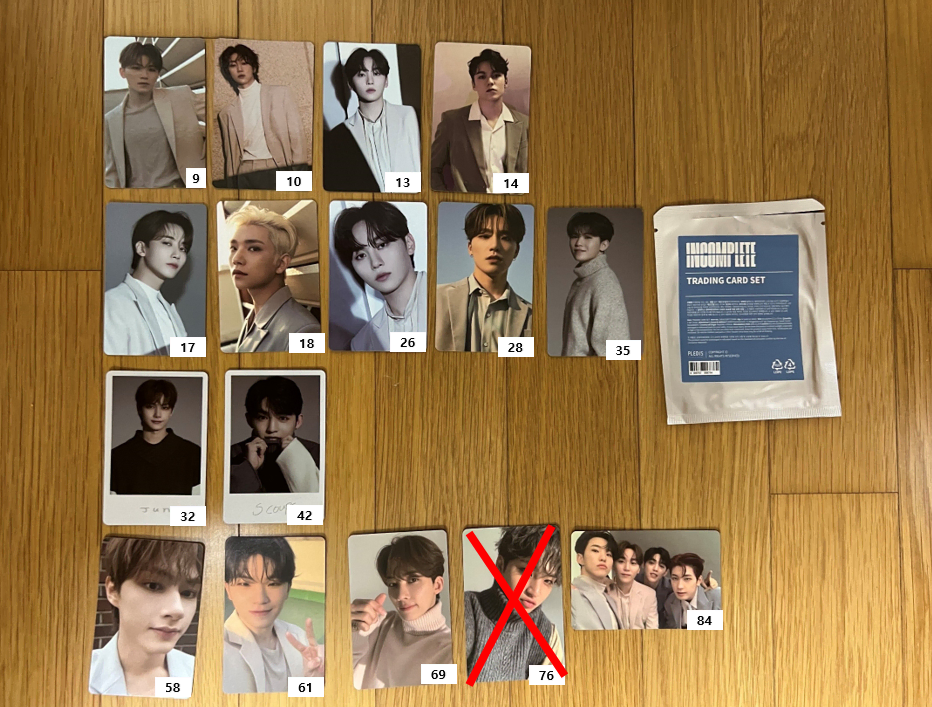 SEVENTEEN 2021 Complete photocard sells