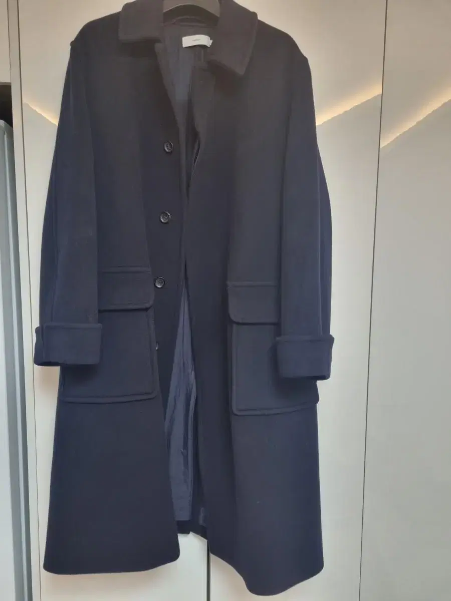 Graff Paper Wool Cashmere Navy Coat 2 sizes sells