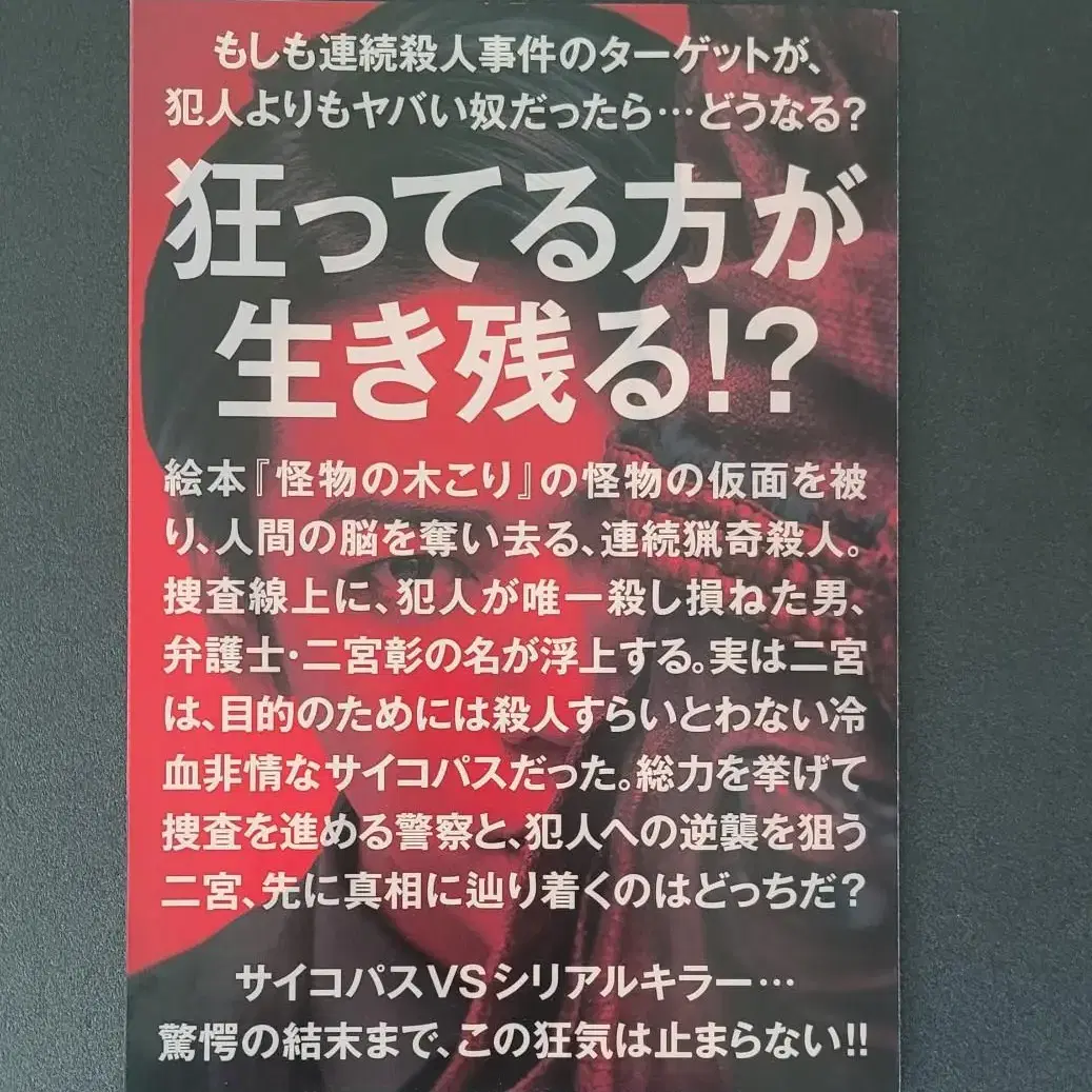 [영화팜플렛] 괴물 나무꾼 일본전단지 (2023) 카메나시카즈야 나나오