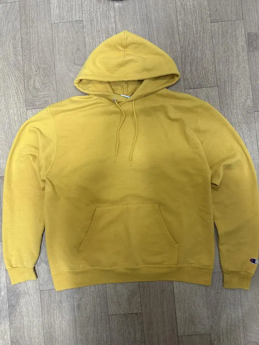 [L] Champion ECO Acidic Mustard Hoodie