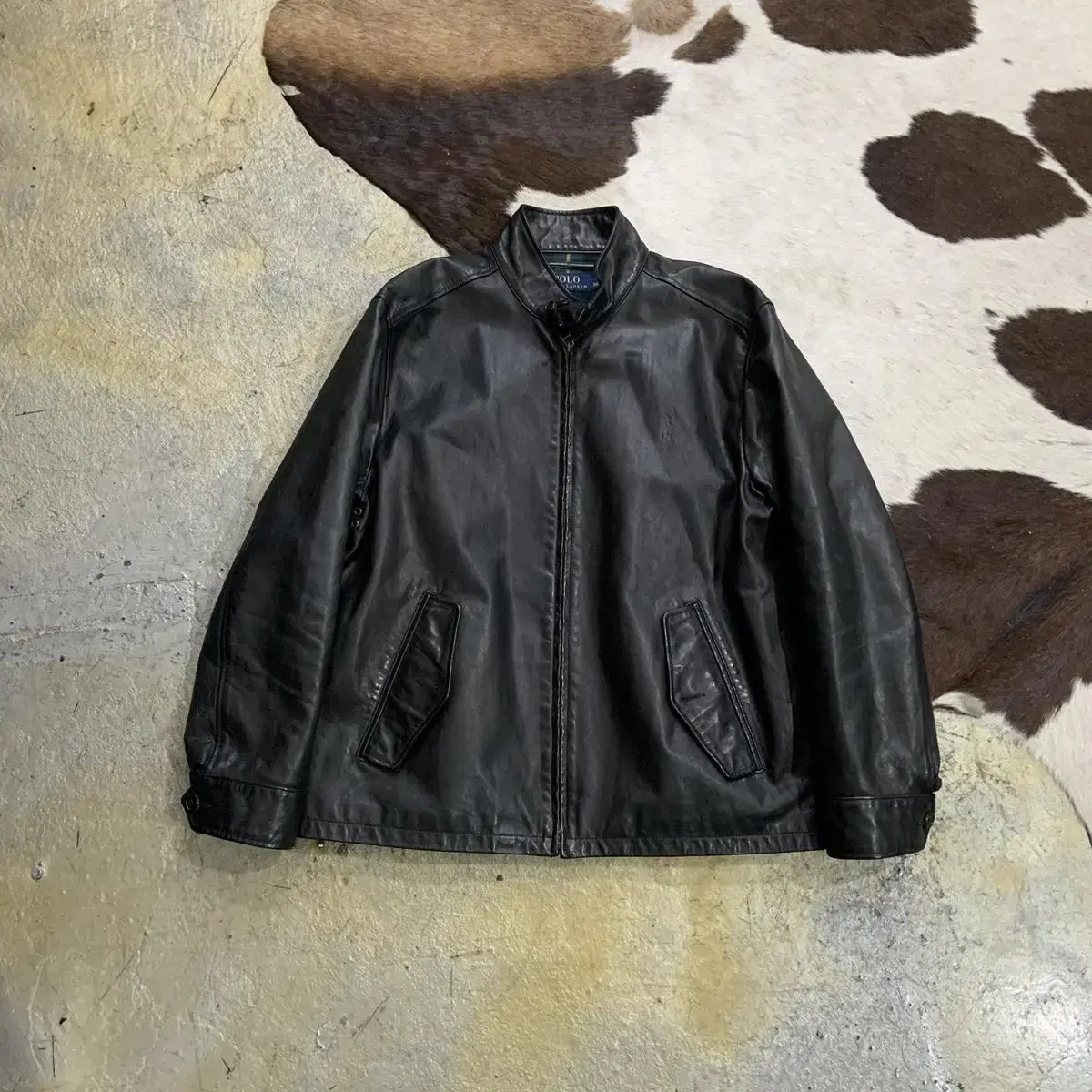 L Polo Leather Jacket/A3090