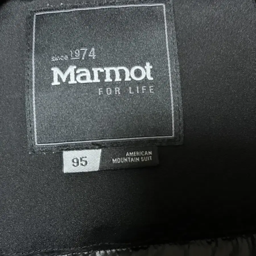 marmot 패딩 블랙 95