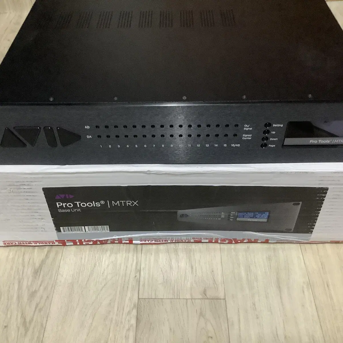 Avid MTRX HDX I/O 판매 합니다. Dante, 8AD 옵션