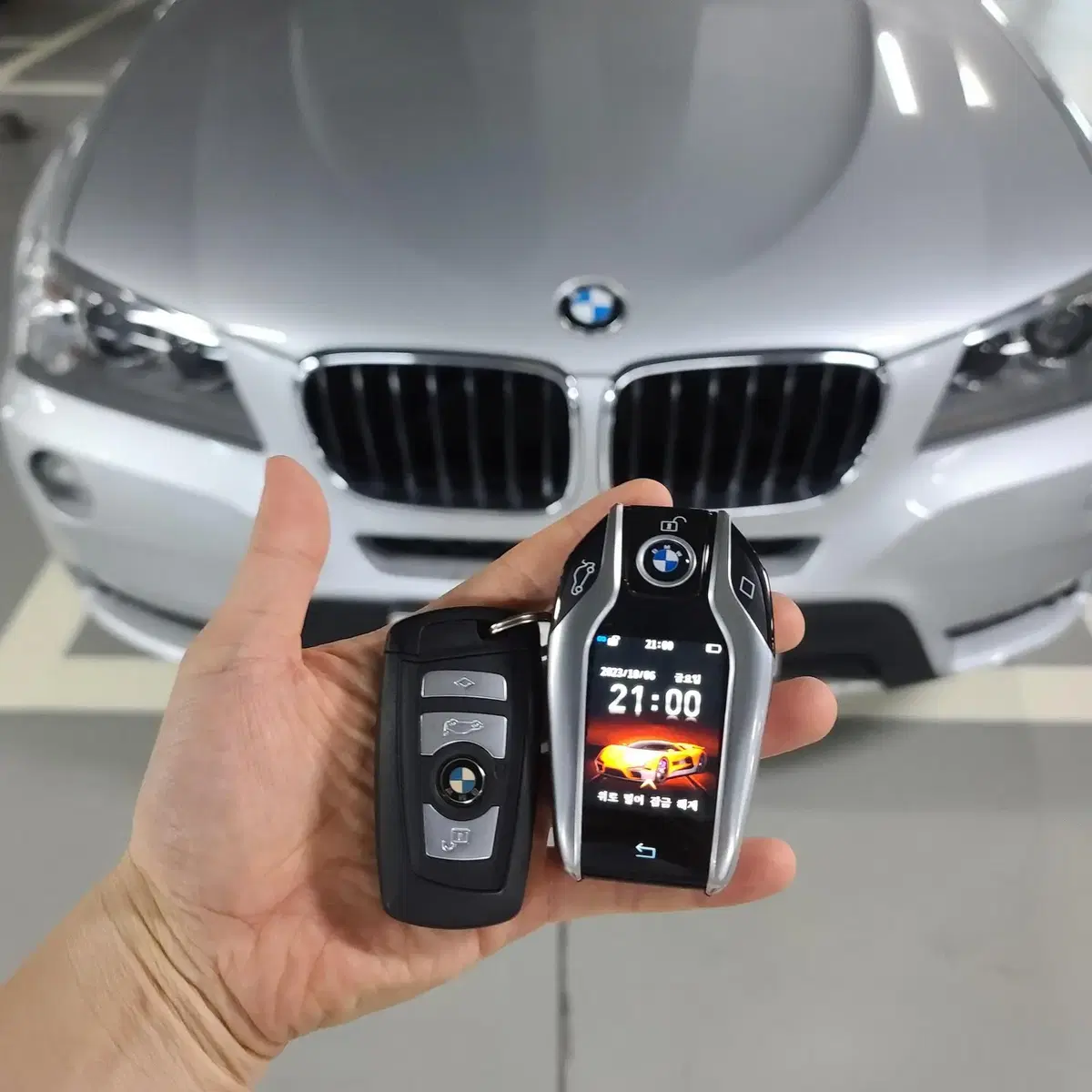 경북 울릉군 현대 기아 차키 원격제어 근접도어 BMW 타입 스마트키 제작