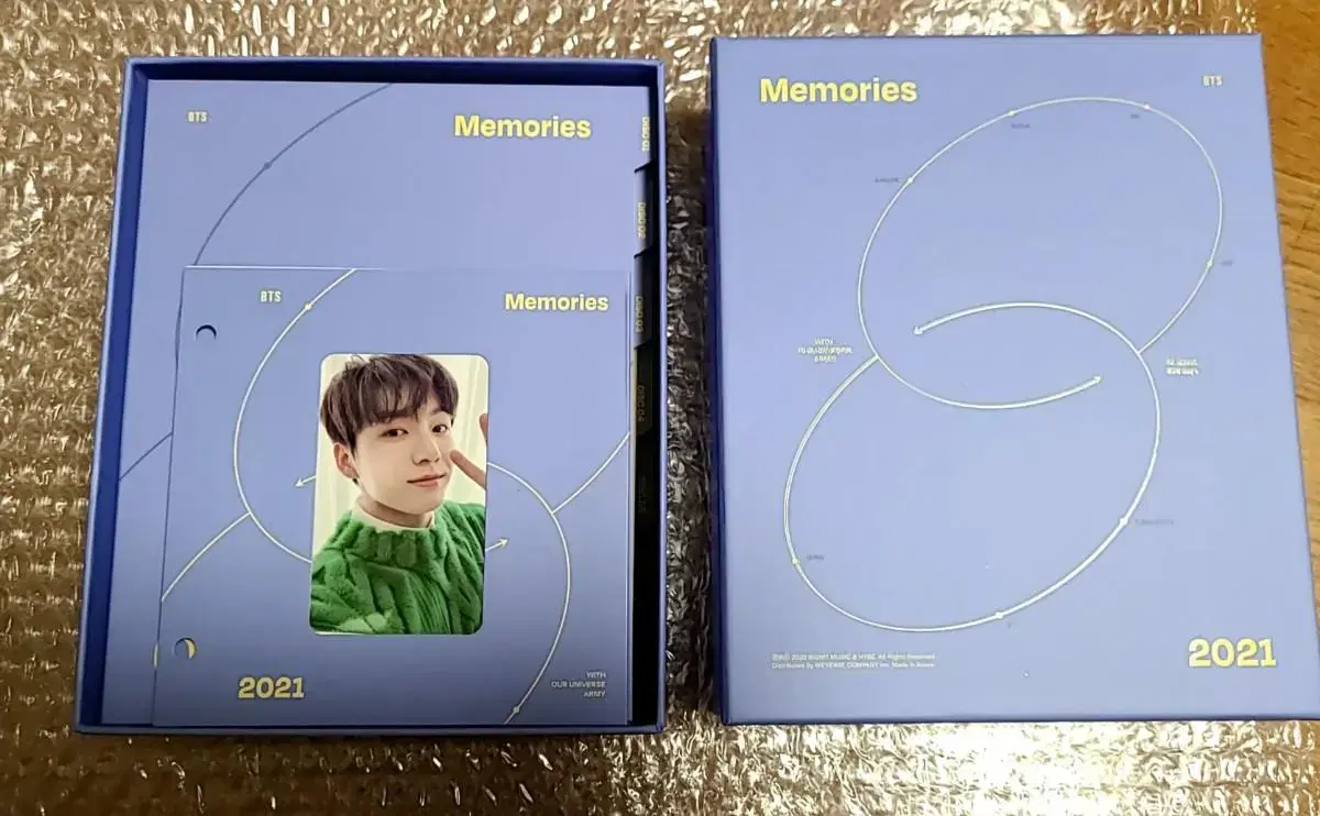 (Tappo) bts 2021 Memories blu-ray jungkook photocard incl. Full night