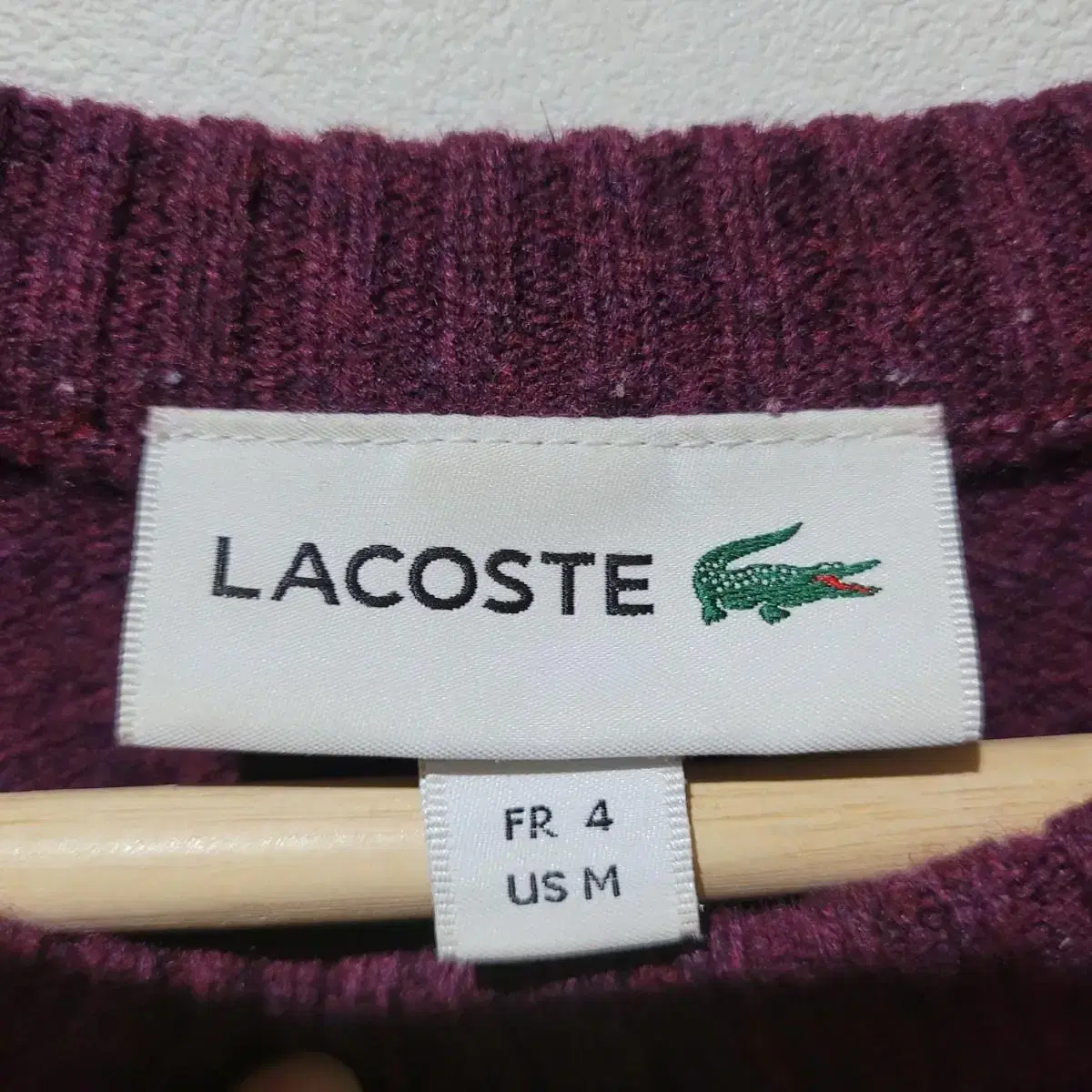 (FR4) LACOSTE 라코스테 남성 울니트