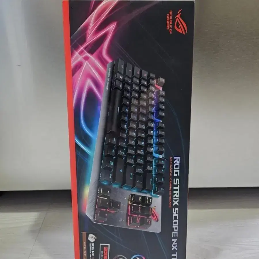 에이수스 키보드 갈축 ROG STRIX SCOPE NX TKL