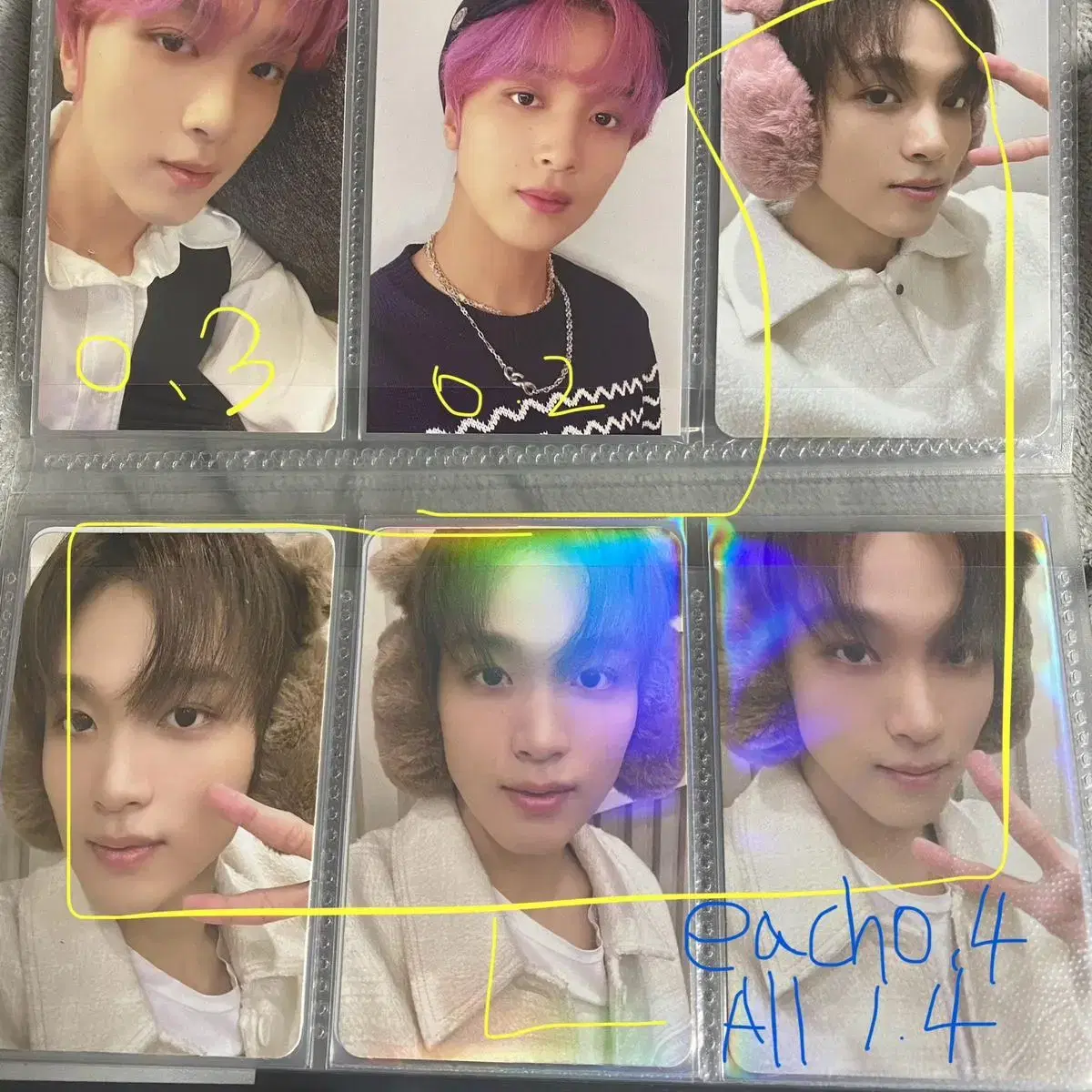 엔시티 해찬 포카 처분 NCT 127 엔시티드림 에버라인 해찬포카