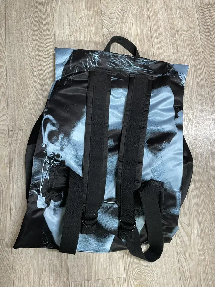 Raph Simons Eastpacks poster Backpacks bloo Black