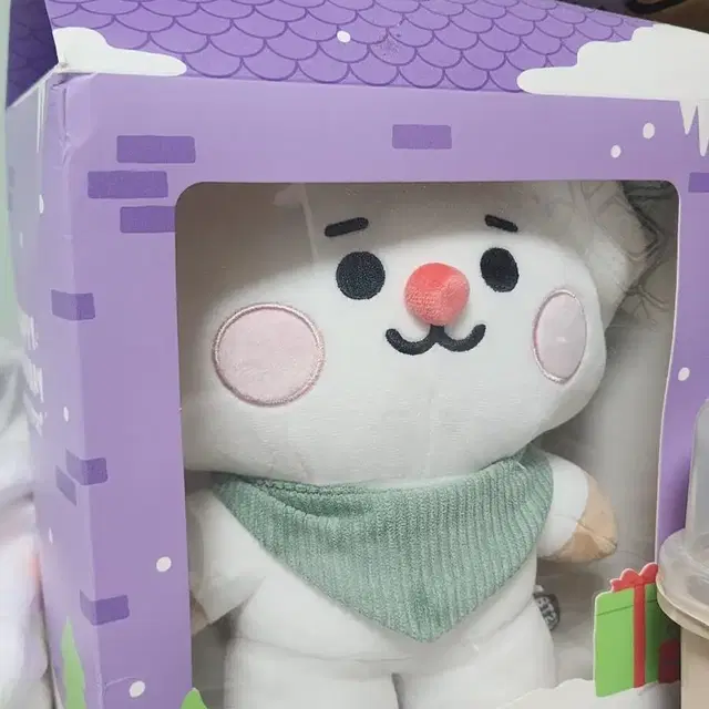 택포 BT21 RJ 홀리데이 스탠딩인형