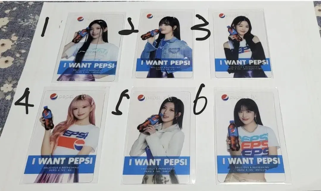 Pepsi ive photocard