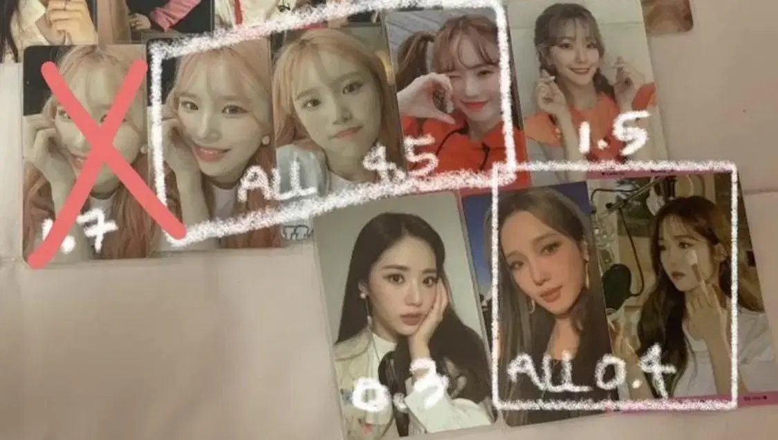 Fromis 9 song hayoung baek jiheon park jiwon roh jisun Photocard