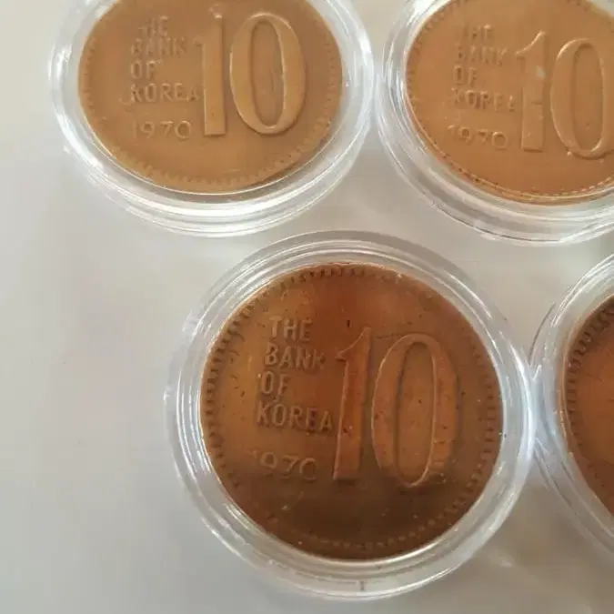 1970년10원 5개일괄(세척) 판매합니다