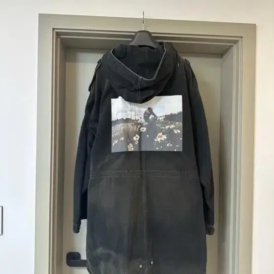 21ss rafsimons 바이크프린팅 야상