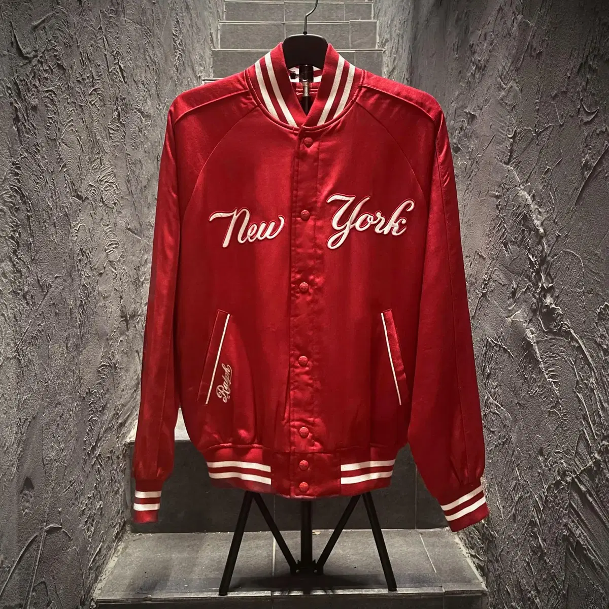 [H.B] Polo Ralph Lauren X New York Yankees Big Logo Varsity Red Jacket