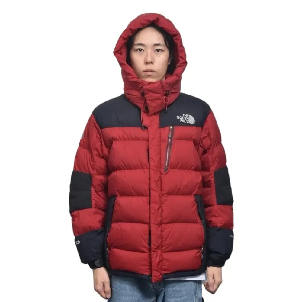 Imported Vintage Salvaged The North Face 800 Summit Series Goose Down Jacket Goose Down Padding