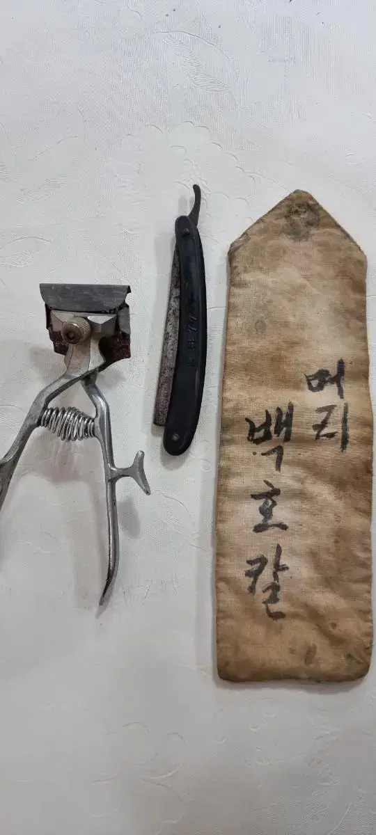 옛날 이발기구