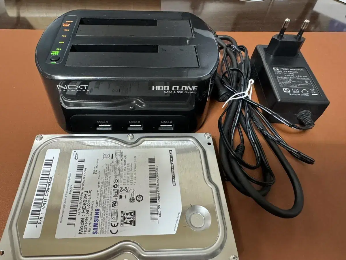 NEXT HDD CLONE + 삼성정품 500G HDD 웨스턴디지털 2.