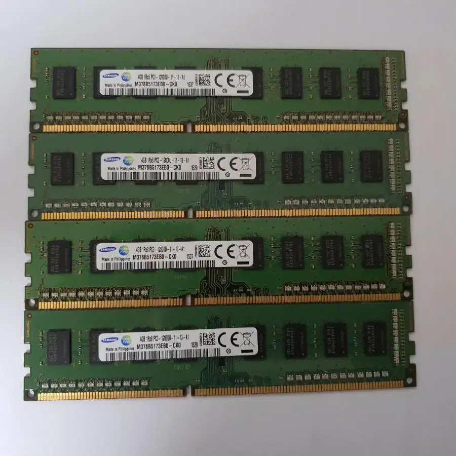 삼성 DDR3 4G램 4기가램 4개 일괄