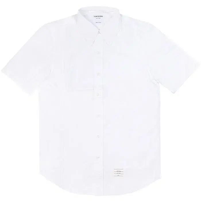 ( New ) Thom Browne Oxford Short Sleeve Shirt White