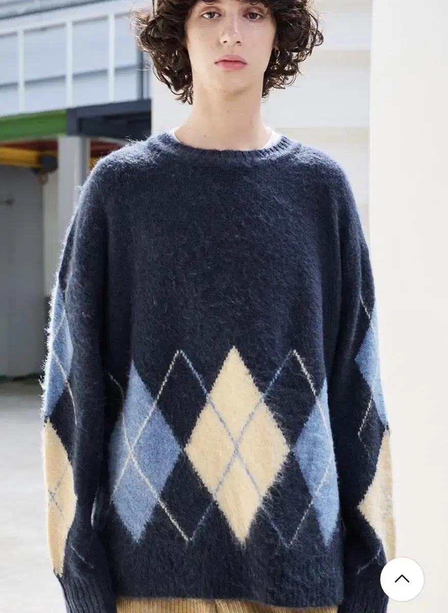 (무배) General Ideas Argyle Knit New Arrivals