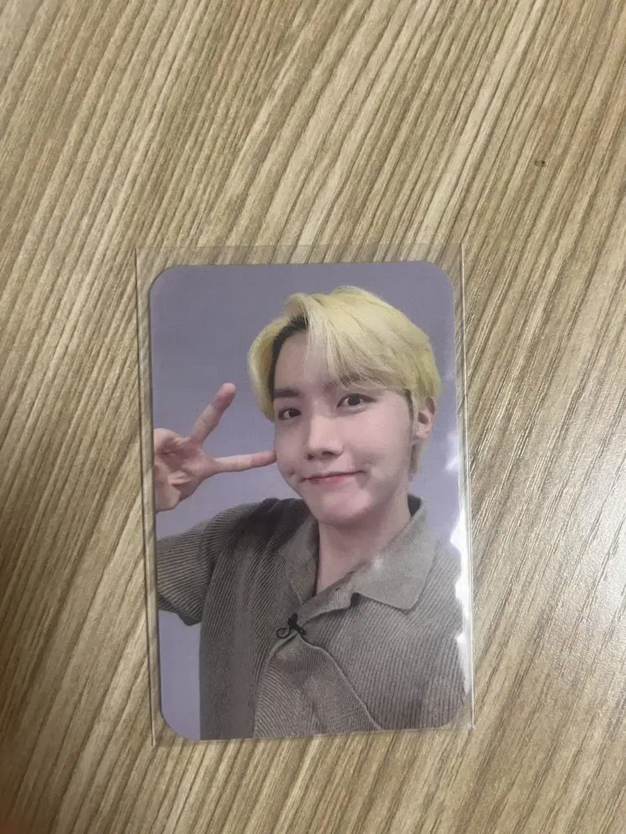 J-Hope 777 Butter broadcast photocard