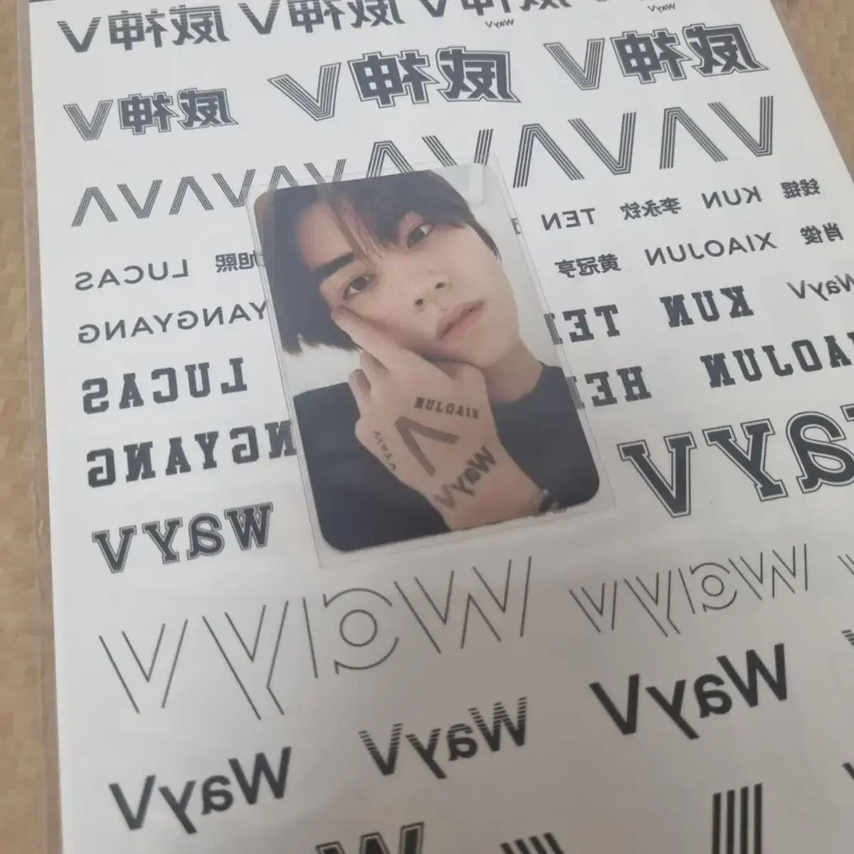 Weighted Tattoo Photocard