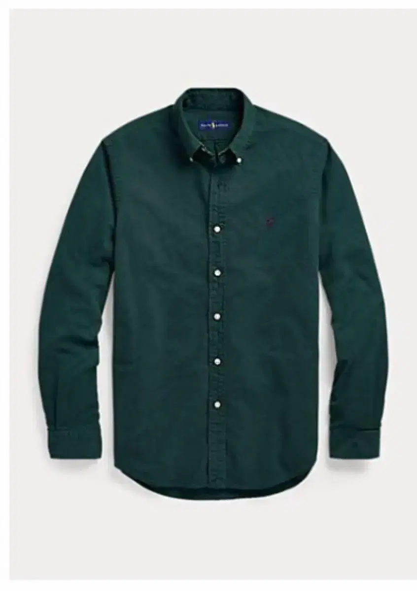 Polo Ralph Lauren Men's Classic Fit Shirt Green/Wine Pony S (New product/QR
