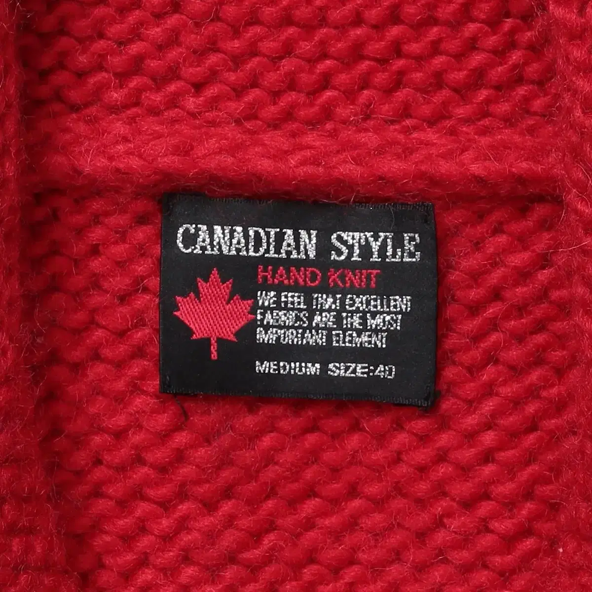 Vintage Handmade Canadian 코위찬 스웨터