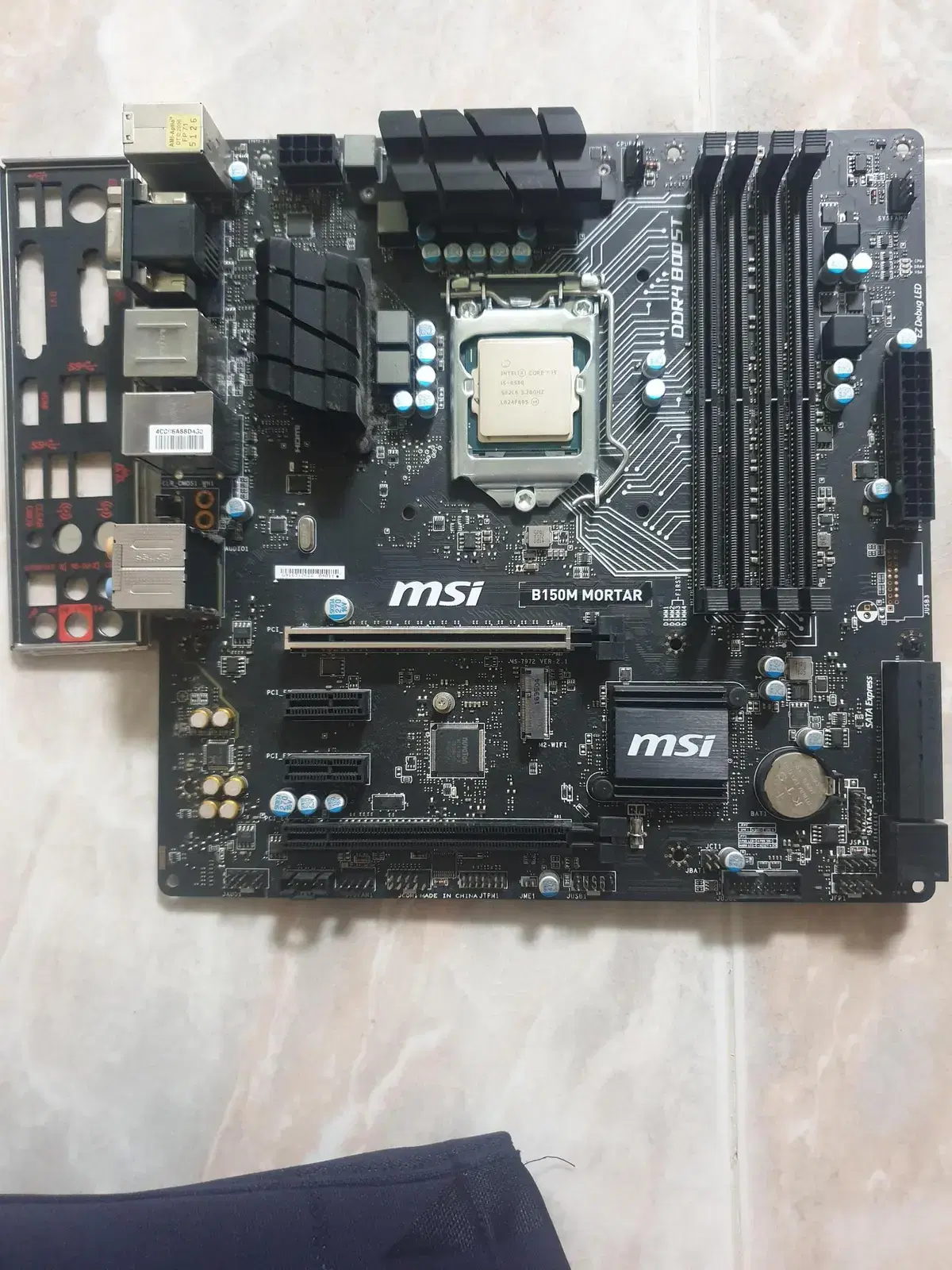 i5 6500 msi B150M MoRTAR 램16램 10만원