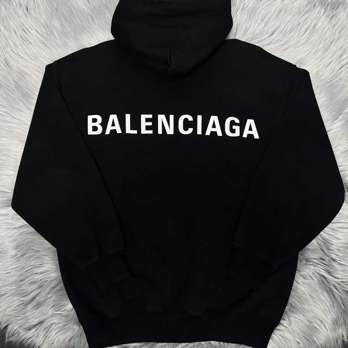 [XS] Balenciaga Back Logo Hoodie Overfit