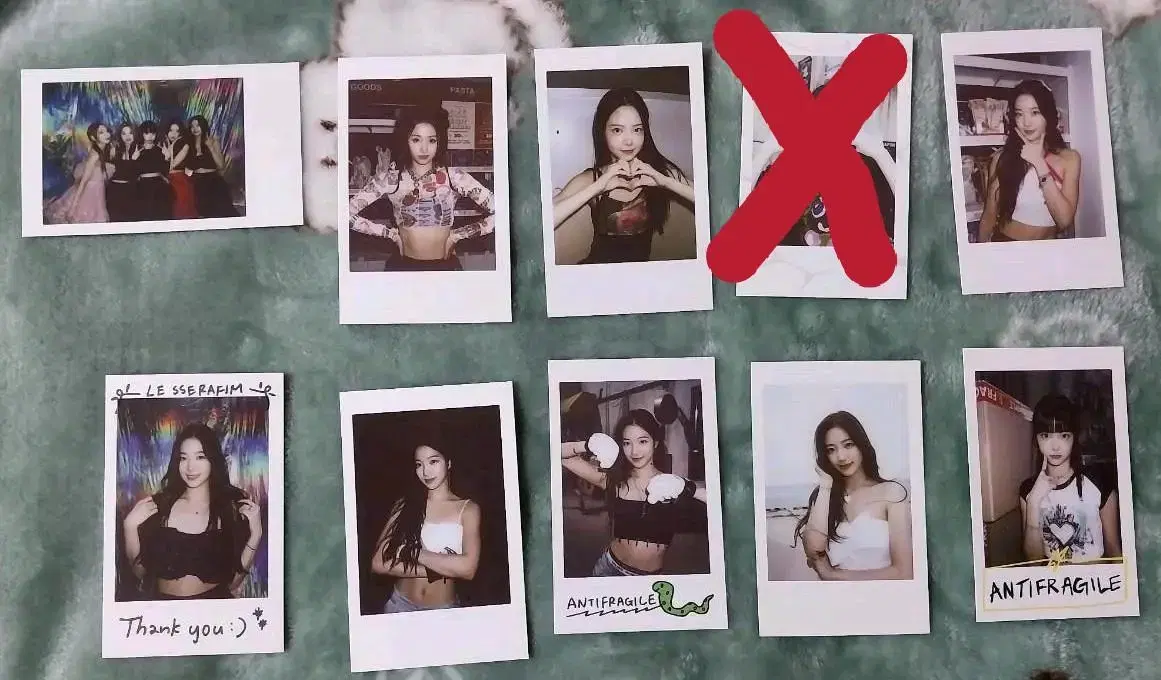 le sserafim polaroid photocard