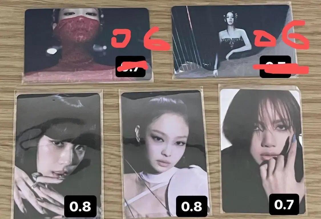 Black Pink photocard jennie jisoo rose lisa weverse pre-order benefit photocard Photocard Binder