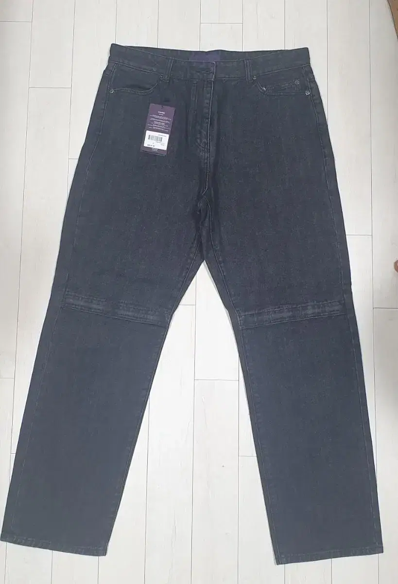 Non-Slow Zip Denim MIDDLE ZIPPER DENIM BLACK 34