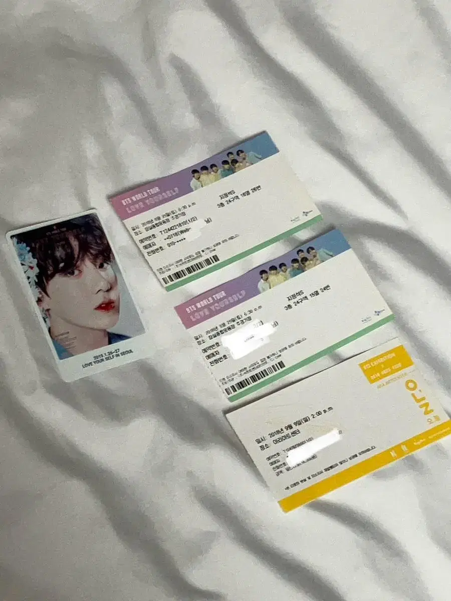 bts collectible tickets rubsell today exhibition rubsell cgv movie