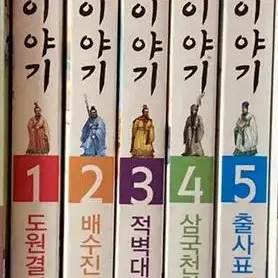 웅진주니어 삼국지 이야기 5권 전권