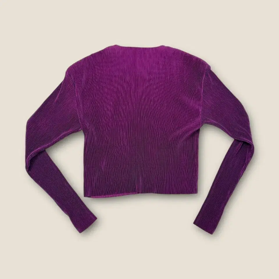 Vintage Pleats Purple Crob Top