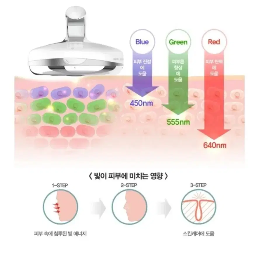 위드뷰티 스킨컬링 온열갈바닉 미백,탄력,리프팅,진정