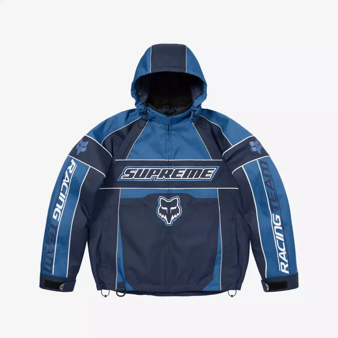 Genuine XL Supreme Fox Racing Jacket bloo 23FW Supreme Fox Racing Jacket