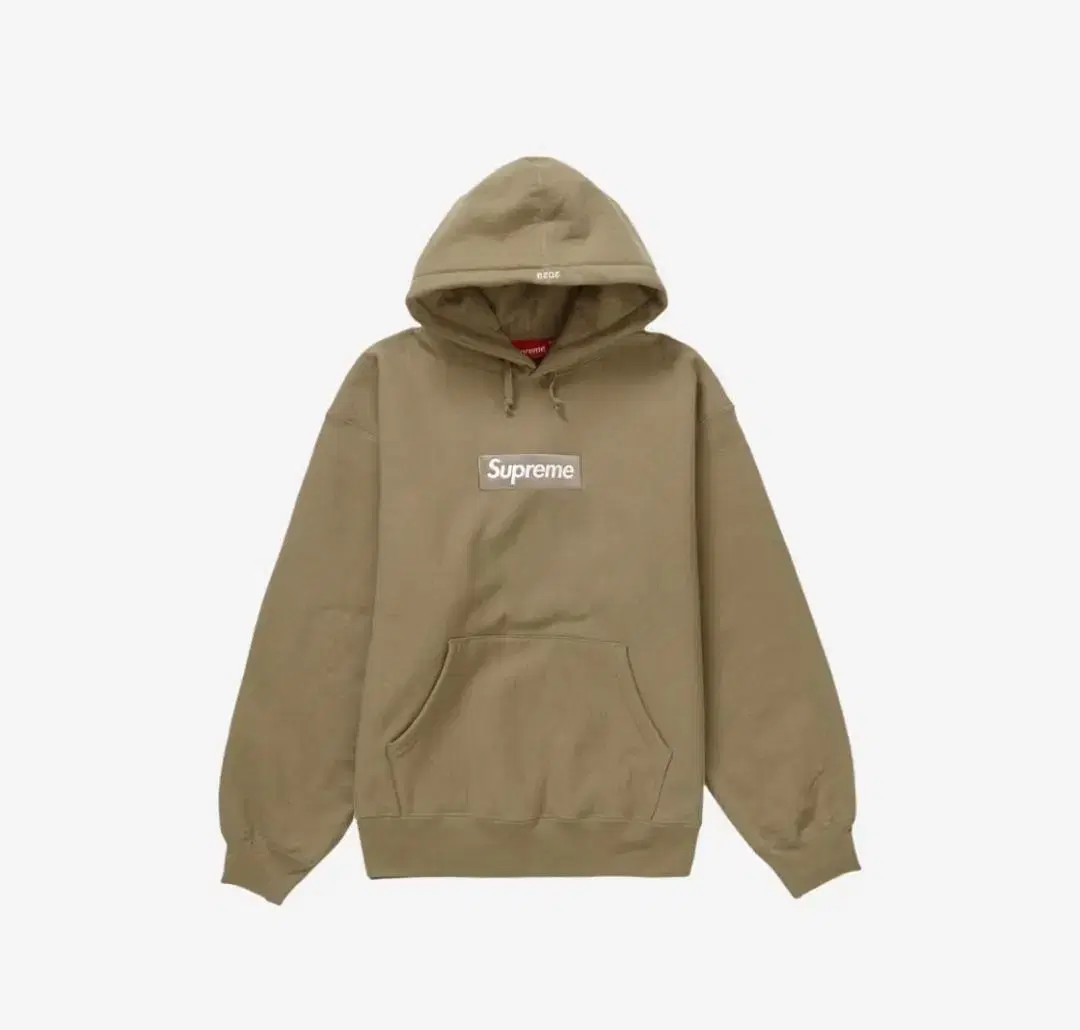 Genuine)[S] Supreme Box Logo Hood Sand