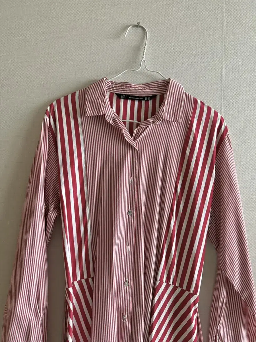 zara red striped onepiece