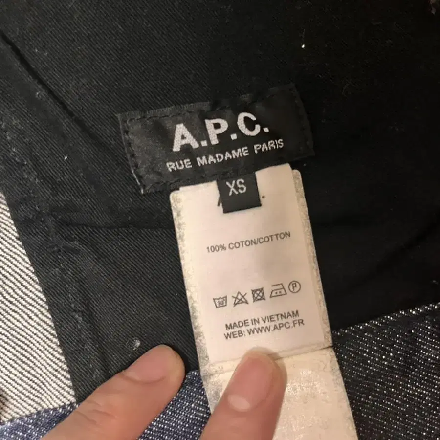 APC 타입2 데님자켓 XS